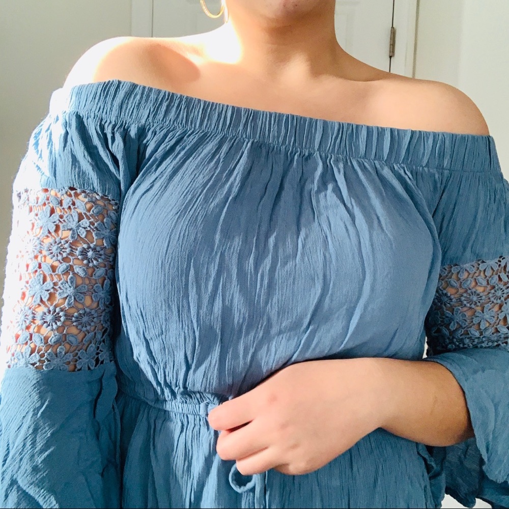 Blue Romper Size Large